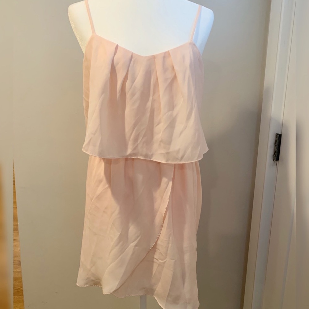 BCBGeneration Sz M backless tulip hem dress